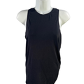 Lululemon Women's Black Draped Tie Open Back Sleeveless Athletic Tank Top - 4