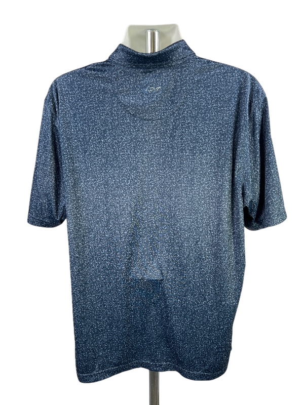 Greg Norman Men's Blue Play Dry Athletic Golf Polo - XXL image 2