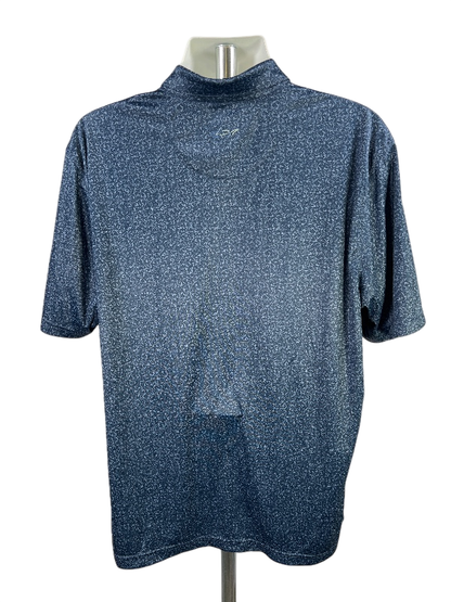 Greg Norman Men's Blue Play Dry Athletic Golf Polo - XXL image 2