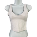 Lululemon Women's White Align Built In Bra Sleeveless Athletic Tank Top - 4