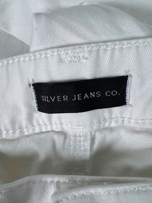 Silver Women's White Suki Skinny Denim Jeans - 34x29 image 3