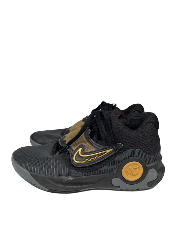 Nike Men's Black/Yellow Metallic KD Trey 5 X Lace Up Basketball Sneakers - 8 image 5