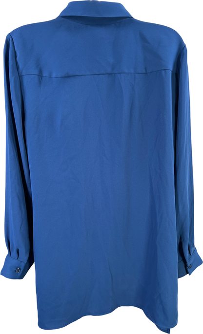 Chicos Women’s Blue Long Sleeve Button Up Blouse - 0/US 4 image 2