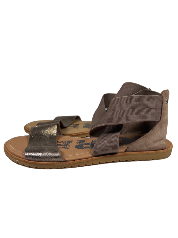 Sorel Women's Gray Metallic Ella II Strappy Sandals - 8.5 image 5