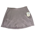 Altar'd State Women's Purple/Brown Houndstooth Mini Skirt - L