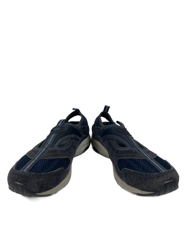 Easy Spirit Women's Blue Canvas Suede Mesh Slip On Walking Shoes - 8 image 6
