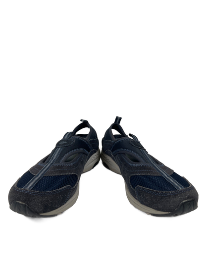 Easy Spirit Women's Blue Canvas Suede Mesh Slip On Walking Shoes - 8 image 6