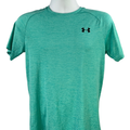 Under Armour Men's Blue/Green Short Sleeve Athletic Tech T-Shirt - S