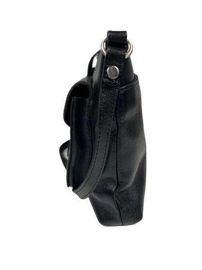 Patricia Nash Women's Black Leather Avellino Crossbody Purse W/ Dust Cover image 4