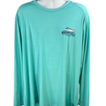 Margaritaville Men's Blue Island Reserve Long Sleeve Shirt - XXL