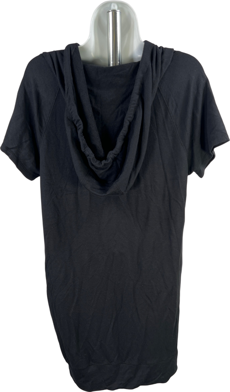 Athleta Women’s Black Short Sleeve Hooded Cover Up Dress - XS image 2
