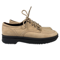 Easy Spirit Women's Beige Lace Up Loafers - 7.5