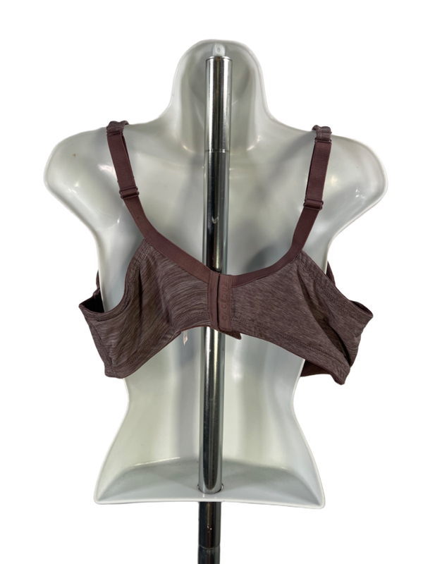 Cacique Women's Purple Heathered Lace Boost Plunge Bra - 42DD image 2