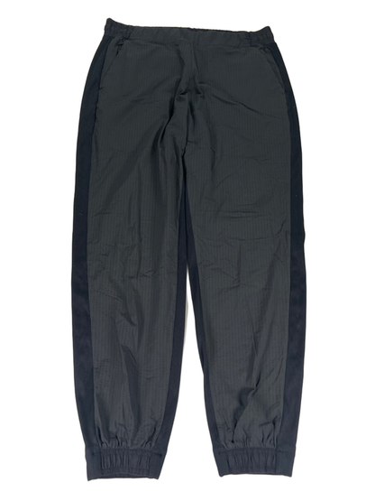 Athleta Women's Black Pull On Textured Brooklyn Tapered Jogger Pants - 12