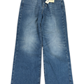 A.N.A Women's Medium Wash Straight Highest Rise Button Fly Denim Jeans - 10