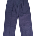 Lands End Men's Navy Blue Cotton Dress Pants - 38x29