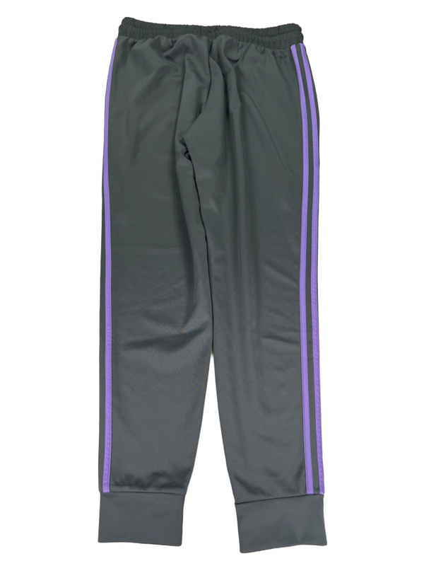 Adidas Women's Gray/Purple Striped Aeroready Athletic Jogger Pants - M image 2