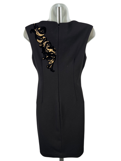 Carmen Marc Valvo Women's Black Sleeveless Sheath Dress - 2 image 2