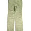 Anne Klein Women's Green Grid Texture Pull On Stretch Waist Pants - S