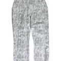 RBX Women's Gray/White Capri Length Athletic Leggings - L