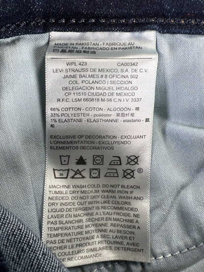 Levi's Women's Blue Signature Dark Wash High Rise Ankle Skinny Jeans - 10 image 5