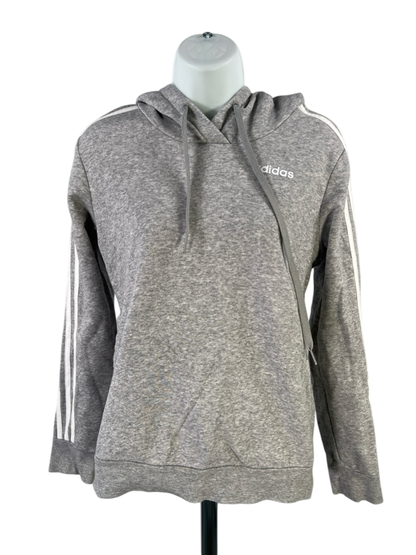 adidas Women's Gray Long Sleeve Pullover Sweatshirt - XS