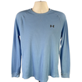 Under Armour Men's Light Blue Waffle Long Sleeve Crewneck Shirt - M