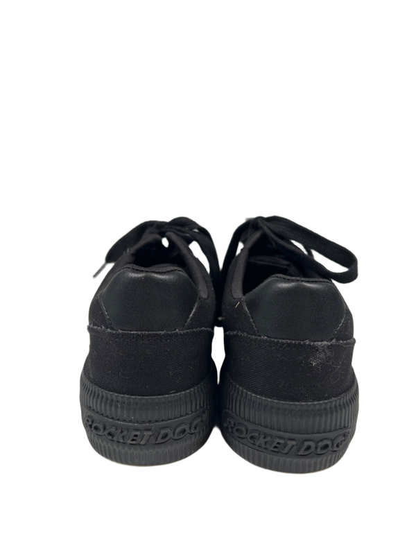 Rocket Dog Women's Black Canvas Plush Foam Lace Up Platform Sneakers - 10 image 4