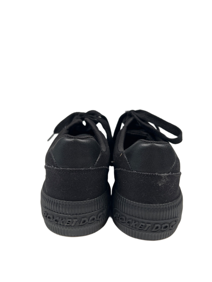 Rocket Dog Women's Black Canvas Plush Foam Lace Up Platform Sneakers - 10 image 4