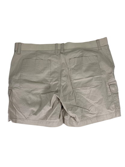 Lee Women's Tan Midrise Cotton Blend Comfort Shorts - 20M image 2