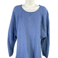 J.Jill Women's Blue Long Sleeve Crewneck Sweater - L