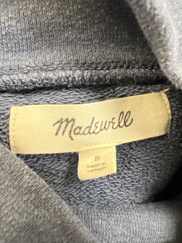 Madewell Women's Blue Long Sleeve Mockneck Sweatshirt - S image 3