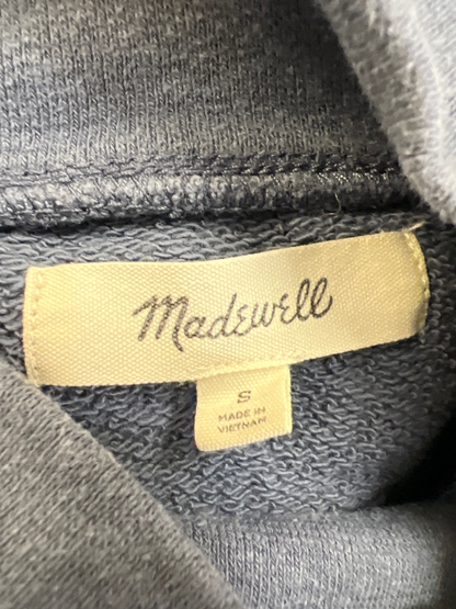 Madewell Women's Blue Long Sleeve Mockneck Sweatshirt - S image 3