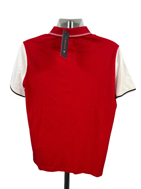 U.S. Polo Assn Men's Red Short Sleeve Polo Shirt - M image 2