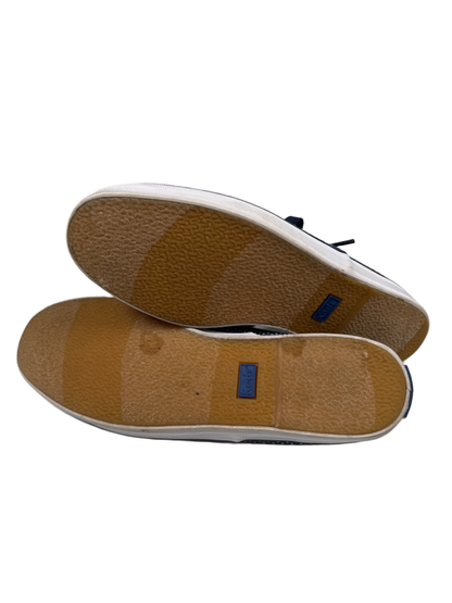 Keds Women's Blue/White Champion Canvas Polka Dot Lace Up Sneakers - 8 image 8