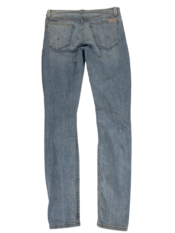 Hudson Women's Light Wash Distressed Krista Super Skinny Jeans - 27 image 2