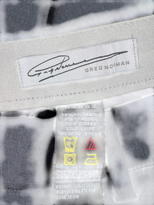Greg Norman Men's Black Straight Leg Golf Pants - 36x32 image 3