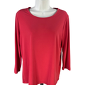 Chico's Women's Pink 3/4 Sleeve Shirt - 1/US M