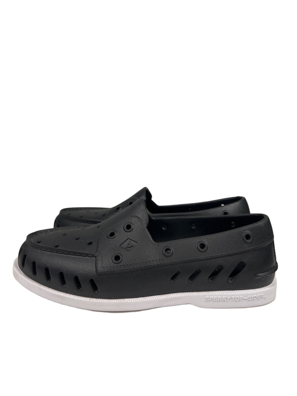 Sperry Women's Black/White Top Sider Float Boat Slip On Shoes - 10 image 5