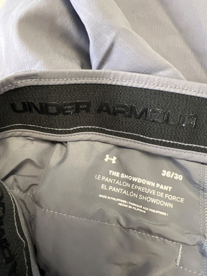 Under Armour Men's Gray Showdown Tapered Leg Golf Active Pants - 36x30 image 3