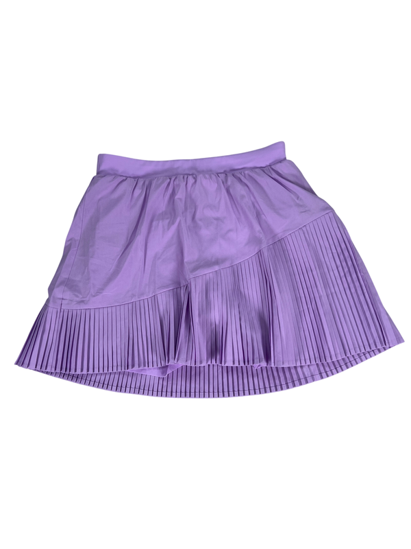Spanx Women's Purple Get Moving Pleated Lined Athletic Skort - S