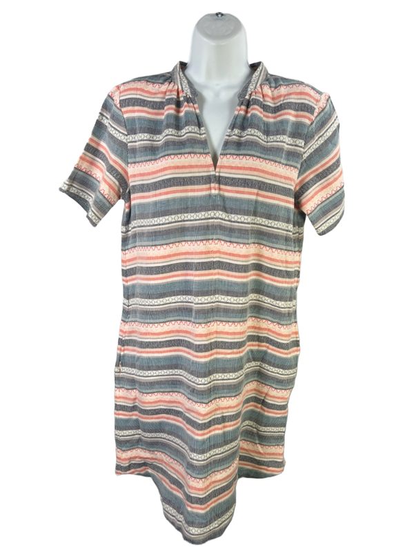 The Odells By Anthropologie Women's Multicolor Short Sleeve Tee Shirt Dress - S