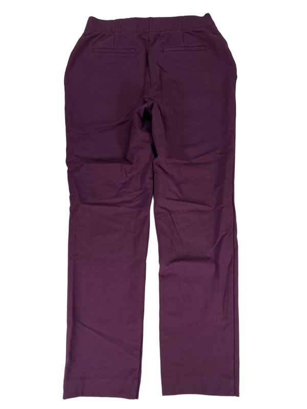 J Jill Women's Purple/Burgundy Pull On Ponte Slim Leg Pants - S image 2