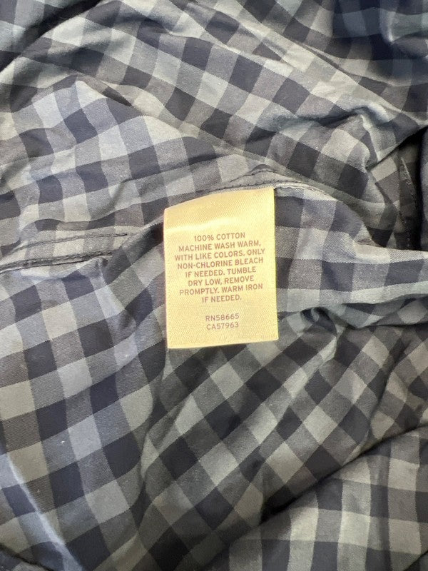 Nordstrom Men’s Blue Plaid Regular Fit Long Sleeve Button Up Shirt - XXL image 4