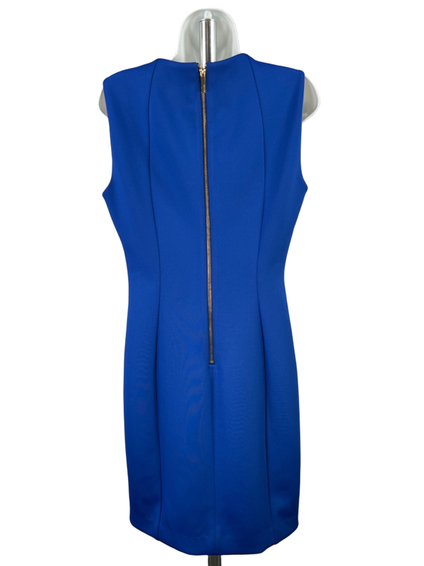 Calvin Klein Women's Blue Sleeveless Sheath Dress - 12 image 2