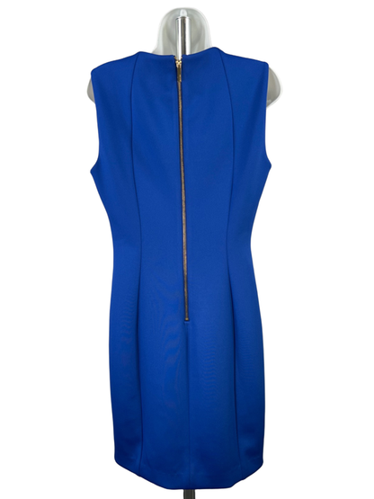 Calvin Klein Women's Blue Sleeveless Sheath Dress - 12 image 2