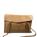 Coach Vintage Tan Leather Envelope Portfolio Messenger Bag