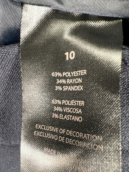 Banana Republic Women's Blue Stretch Tapered Leg Pull On Pants - 10 image 4
