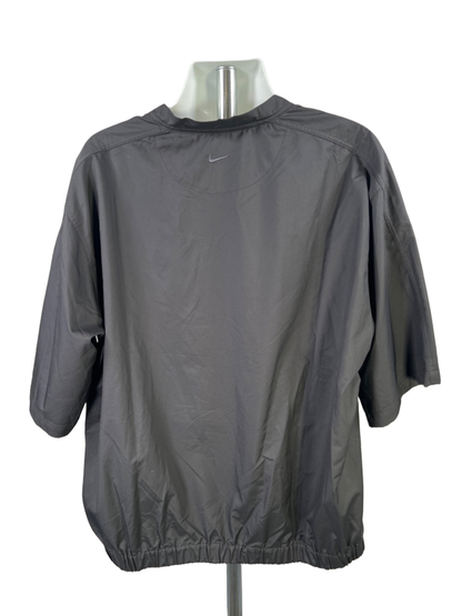 Nike Golf Men's Black Short Sleeve Windbreaker Shirt - XXL image 2