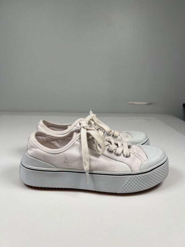 Marc Fisher LTD Women's White Rammy Casual Lace Up Sneakers - 6 image 9